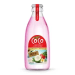 Coconut Water with Strawberry Flavor 250ml Glass Bottle