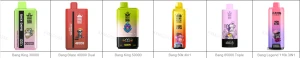 EU ANG series, AIVONO series, UZY Crystal series, Airmez series, vozol series, VAPSOLO / AL Fakher series, fizzy 6-in-1