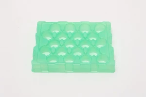 green plastic blister trays vacuum forming blister packaging trays material PET