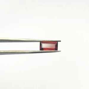 Garnet Rectangle Shape Step Cut, Garnet Loose Gemstone For Jewelry Making, Red Faceted Garnet, Step Cut Calibrated