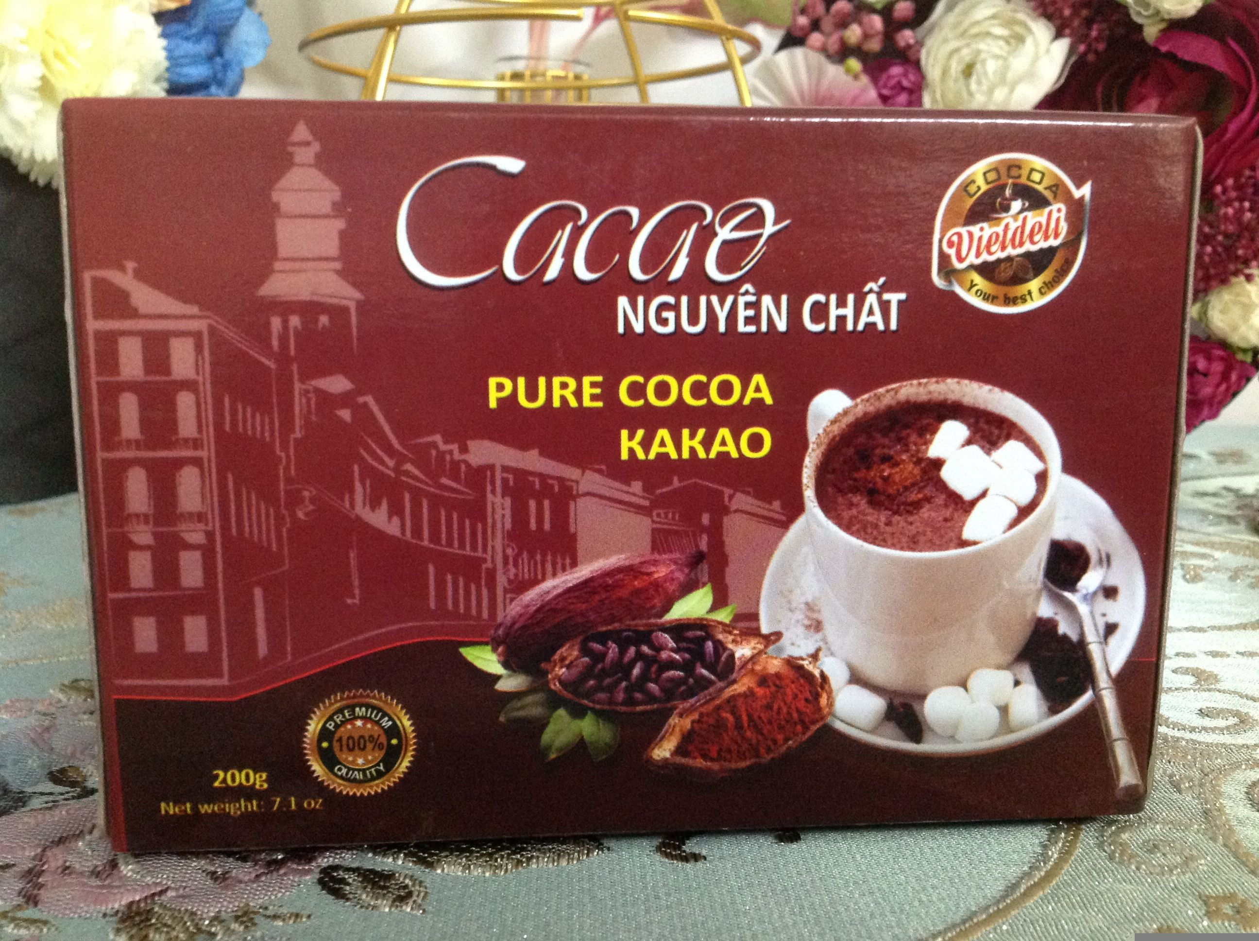 Buy Pure Cocoa Powder - Box 200g - Vietdeli from VIET DELI COFFEE CO ...