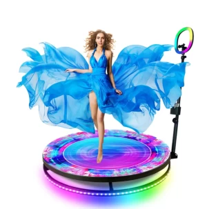 High Quality 360 degree spin camera platform Party Revolve Selfie Fully 360 photo booth automatic
