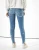 Import Exclusive Super Skinny Light Blue Wash Jeans Distressed Customized Women Jeans Ripped from China