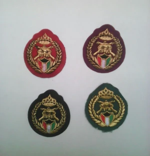 metal and embroidery badges
