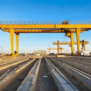 High Lifting Height Rail Mounted Container Gantry Crane Precision Control 20t Yard Gantry Crane Portal Crane