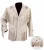 Import White New custom made Cowboy style white Leather Jacket from Pakistan