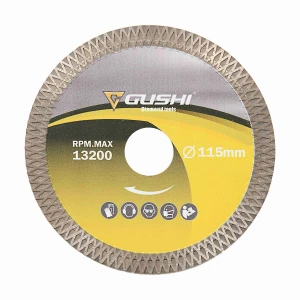 GUSHI Diamond Tools High Performance 105/115/125/180/200/230/300/350mm Mesh Turbo Saw Blade for porcelain/ tile