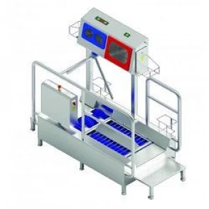 Passage Shoe Washer and Hand Washer Disinfectant unit with Access Control