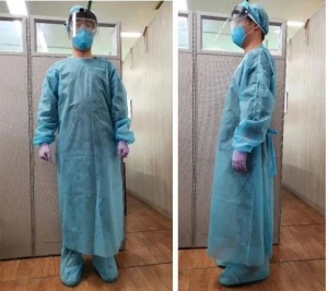 PP NON WOVEN ISOLATION GOWN SET
