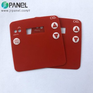 Customized push button membrane keypad waterproof membrane switch with LED