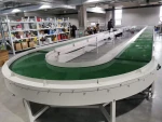 PVC PU Belt Conveyor Food Seafood Transmission Packaging Belt Conveyor