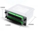 network 16 port distribution amplifier cassette type plc splitter ftth kutusu