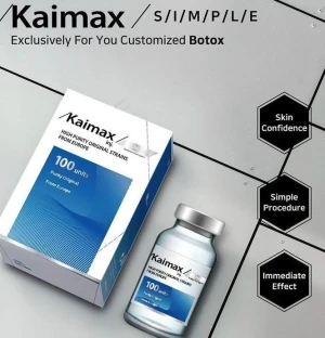 Korea Kaimax 100u botulinum toxin injection Botulax Meditoxin Nabota to improve glabella wrinkles