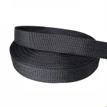 25mm Black Fire Retardant Aramid Webbing