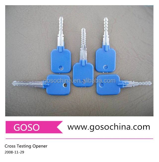1-15 GOSO LOCKSMITH tool REPAIR TOOLS disc detainer key cross testing opener lock pick