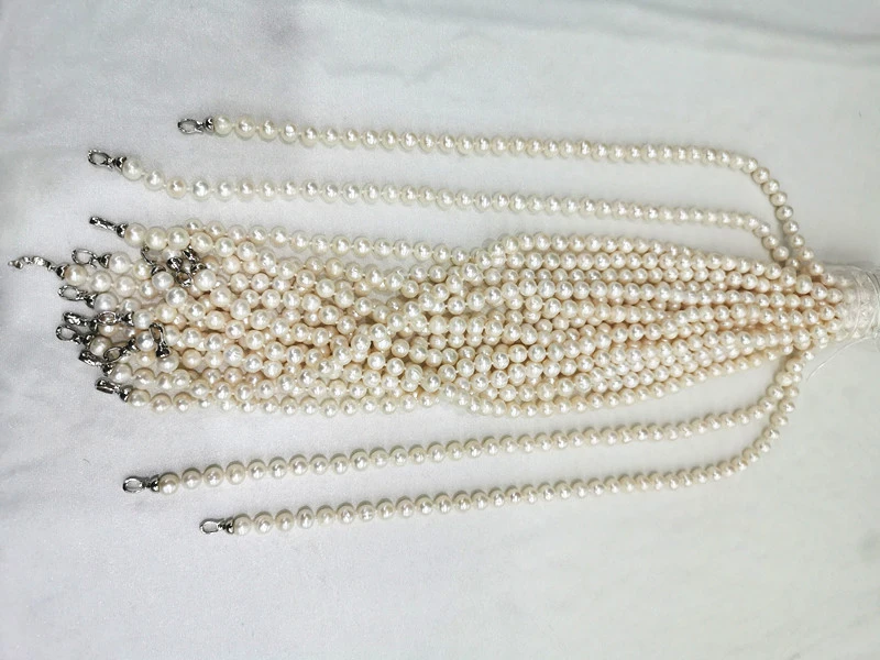 10-11mm Understated Luxury Real Nature Freshwater Pearl Beaded Necklace
