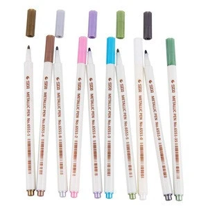 10 colour STA Metallic Colored Ink Water color for Scrapbook Photo Album Drawing Watercolor Art Marker