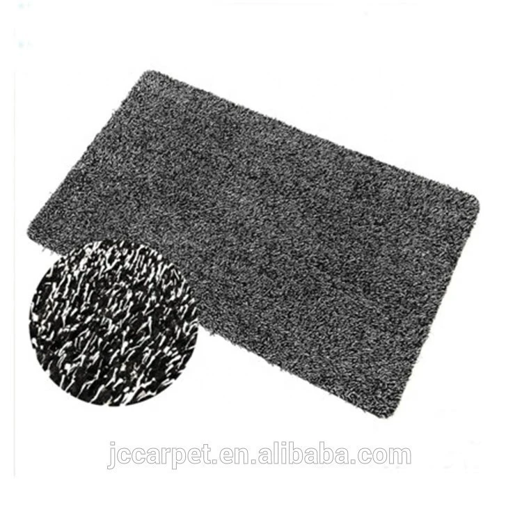 100% cotton material pvc backing  clean shoes magic floor  mat for  front door