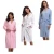 Import 100% Cotton Waffle Robe Kimono and Lapel Spa Bath Robe Unisex Waffle Bathrobe Massage Robe from China