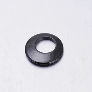 100pcs new arrival fashion ceramic jewelry fittings high quality black ceramic insert accessories wholesale