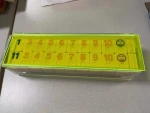 106 pcs Rummy Tile Game Set  Acrylic Rummikub Game Box Table Board Game for Kids and Family