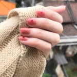 10g thin love heart-shaped nail art sequin patch laser phantom color epoxy nail art sequin art charm jewelry decoration