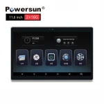 11.6 inch HD Touch screen Android 8.1 car headrest player monitor Taxi advertising lcd car monitor