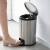 Import 12 Litres Eco-friendly mute indoor silver stainless steel trash can /waste bins/garbage bin with foot pedal Wholesale from China
