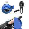 120db Bicycle Bells USB charging Bike Ring Electronic Horn IP65 Waterproof 3 Modes Loud Alarm Bells Safety Cycling Bells A30729