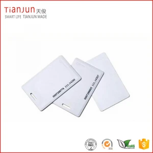125KHz LF T5557 contactless Access Control Hotel RFID ID Card