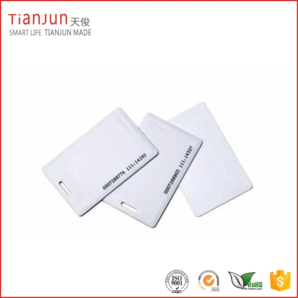 125KHz LF T5557 contactless Access Control Hotel RFID ID Card