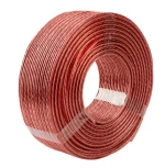 12AWG 2 Cores Transparent Gold And Silver Copper Car Audio Speaker Wire Cable