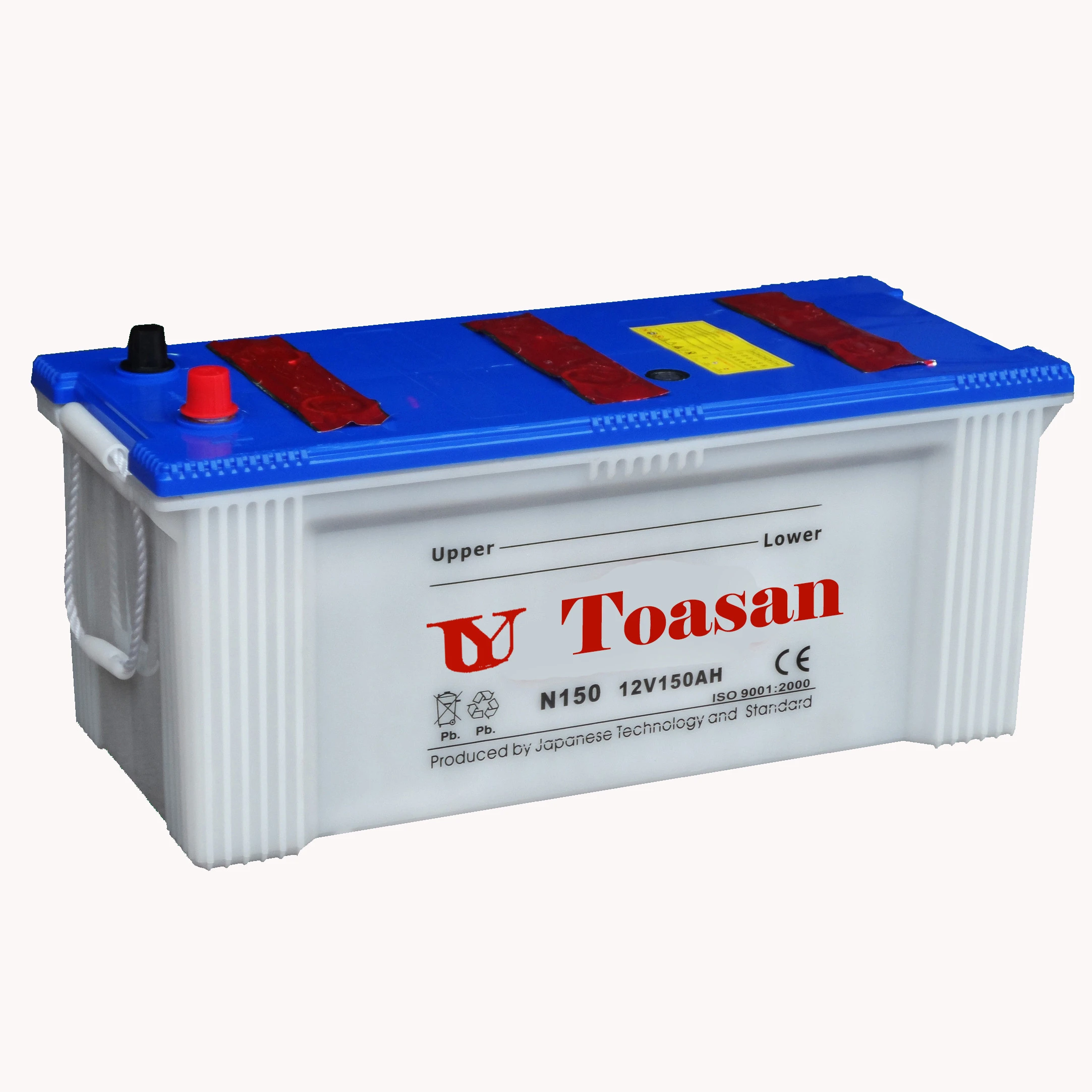 12V 150AH Toasan Brand Lead Acid Dry Car Battery N150 12V  Truck Battery