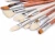 Import 14 piece handmade superior natural bristle brushes painting supplies red calligraphy brush from China