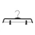 Import 14.5&quot; 37cm plastic men pants hanger with duckbill metal movable clips from China