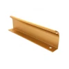 160 MM GOLD Aluminium High Quality Large Lever Aluminium Alloy Handles For Cabinets BLACK Handles And Knobs Furniture