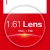 Import 1.61 eyeglass len emi single vision lenses from China