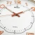 Import 16inch Circular Pattern Simple Decoration Silent Scanning Night Luminous Plastic Wall Clock from China