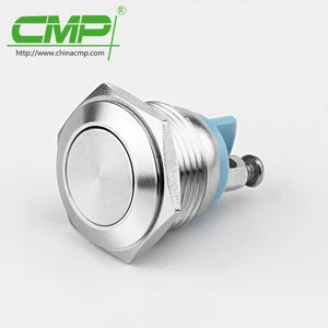16mm waterproof stainless steel push button micro switch ip67 TUV CE