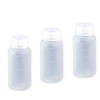 1C/S 50mL wide-mouth pp airless pump plastic water bottle as sale