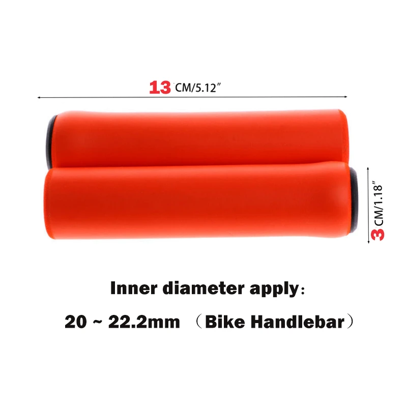 1pair Anti-Slip Sponge Bicycle Handle Grips Bike Racing Bicycle  Handle Bar Foam Sponge Grips Cycling Parts