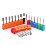 1pcs Carbide Tungsten Milling Cutter Burrs Electric Nail Drill Bit Cuticle Polishing Tools for Manicure Drill D-1-5