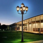 2-3M high pole solar led garden light high lumen outdoor lawn light for garden light