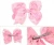 Import 20 colors Five Point Print Pattern Boutique Grosgrain Ribbon 8" Hair Bows Alligator Clips Teens Gifts from China