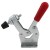 200Kgs 440Lbs Holding Capacity Horizontal Type Toggle Clamps GTY-2206 Metal Antislip Red Hands Fixed Bar Fanged Base