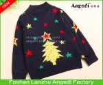 2016 fashion Christmas apparel knitted Xmas jumper children winter Jacquard Sweater