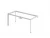 Import 2016 New Hot Fashion customized metal table leg office furniture table frames from China