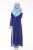 Import 2016 Wholesale Woman Cheap Chiffon Maxi Islamic Long Sleeve Dress Simple Summer Islamic Clothing 5510 from China
