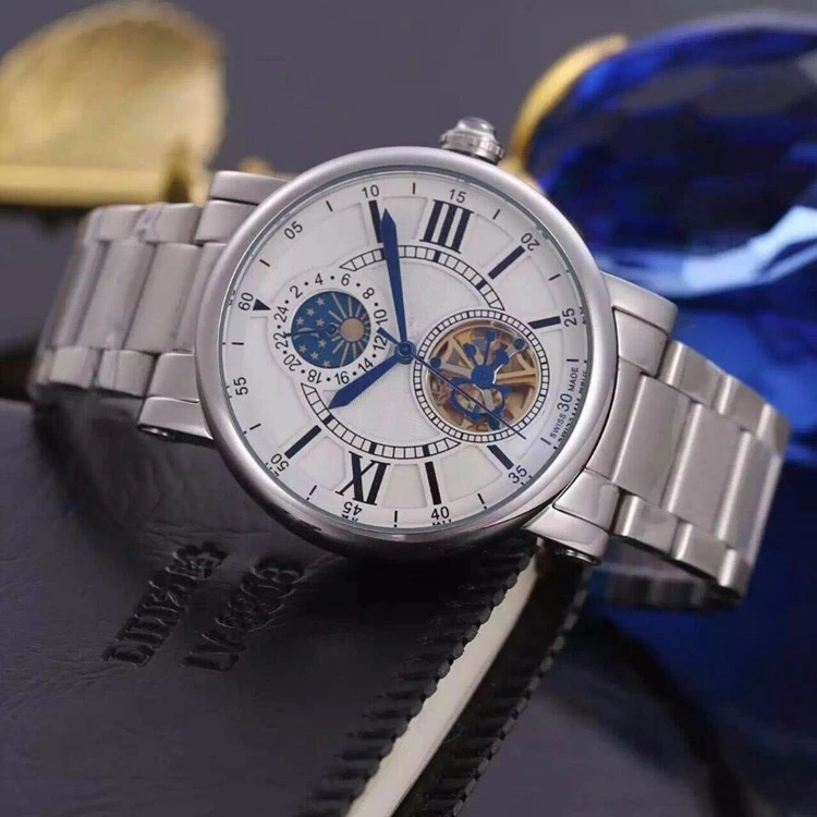 2017 Newest all stainless steel Man Mechanical Watch ,watch factory in China