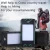 Import 2018 new Arrives Portable power bank solar charger 12000mah with compass and flashlight for iPhone for HUAWEI forSamsung from China